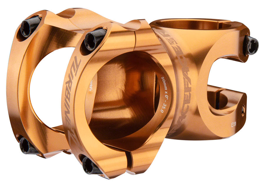 RaceFace Turbine R 35 Stem - 32mm 35mm Clamp +/-0 1 1/8" Gold-Goodwynn'sGoodwynn's