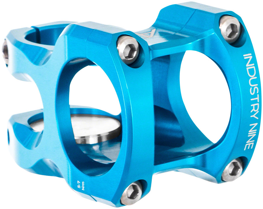 Industry Nine A318 Stem - 40mm 31.8mm Clamp +/-4.4 1 1/8" Aluminum Turquoise-Goodwynn'sGoodwynn's