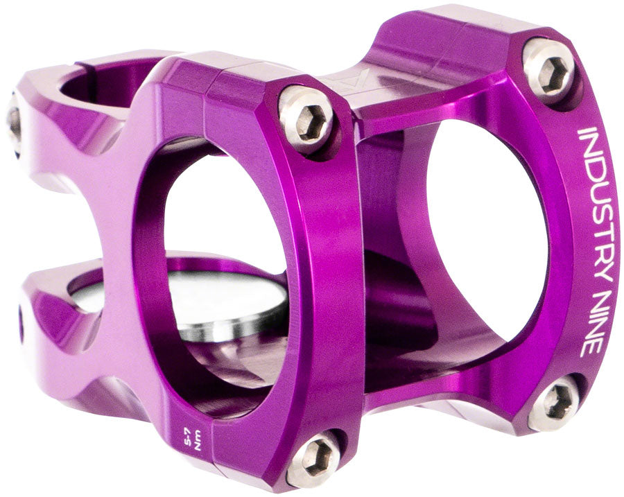 Industry Nine A35 Stem - 40mm 35 Clamp +/-8 1 1/8" Aluminum Purple-Goodwynn'sGoodwynn's