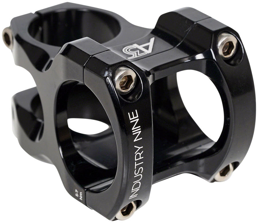 Industry Nine A318 Stem - 30mm 31.8mm Clamp +/-4.4 1 1/8" Aluminum Black-Goodwynn'sGoodwynn's