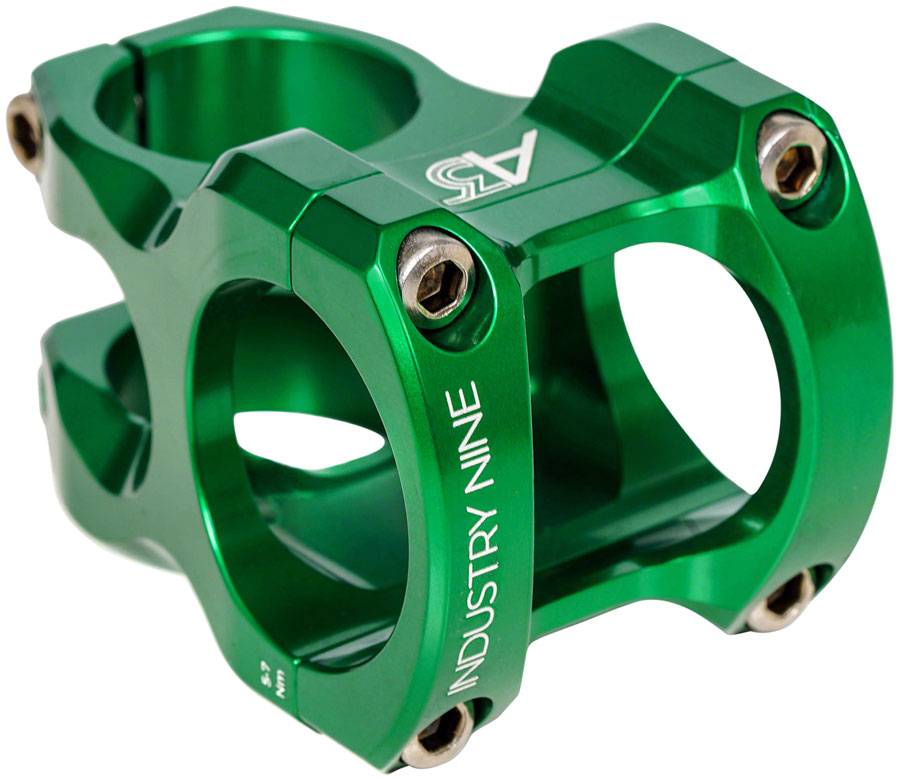 Industry Nine A318 Stem - 50mm 31.8mm Clamp +/-4.4 1 1/8" Aluminum Green-Goodwynn'sGoodwynn's