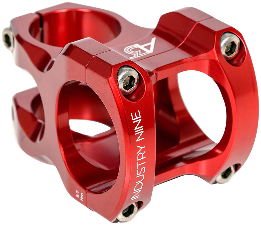 Industry Nine A35 Stem - 50mm 35mm Clamp +/-6 1 1/8" Aluminum Red-Goodwynn'sGoodwynn's