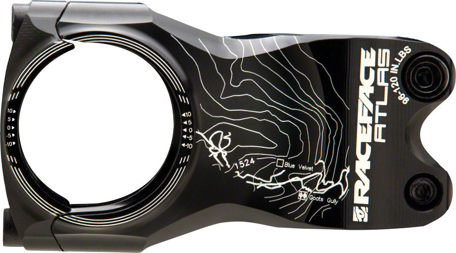 RaceFace Atlas 35 Stem - 65 mm 35.0 Clamp +/-0 1 1/8" Aluminum Black-Goodwynn'sGoodwynn's