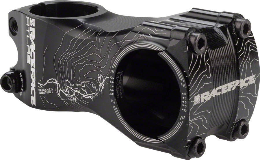 RaceFace Atlas 35 Stem - 65 mm 35.0 Clamp +/-0 1 1/8" Aluminum Black-Goodwynn'sGoodwynn's