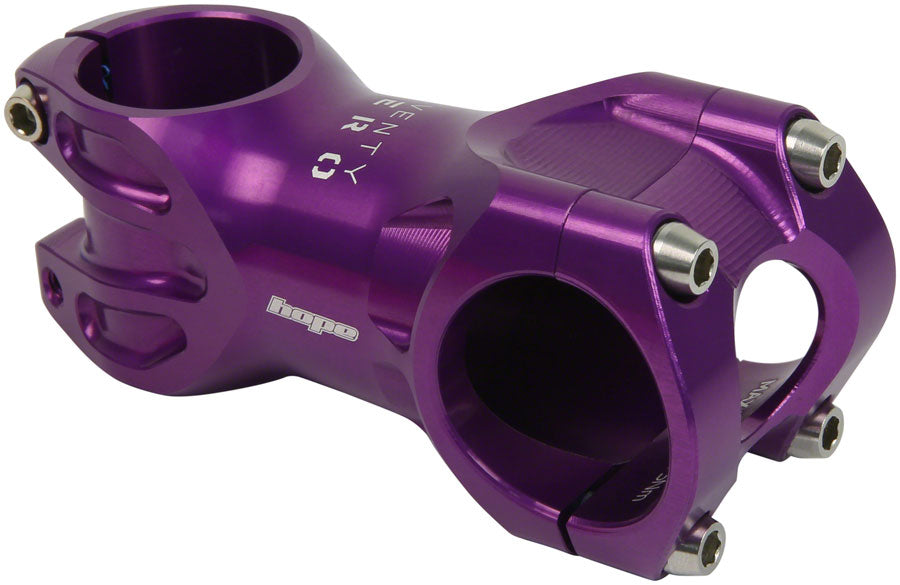 Hope XC Stem - 70mm 31.8 Clamp +/-0 1 1/8" Purple-Goodwynn'sGoodwynn's