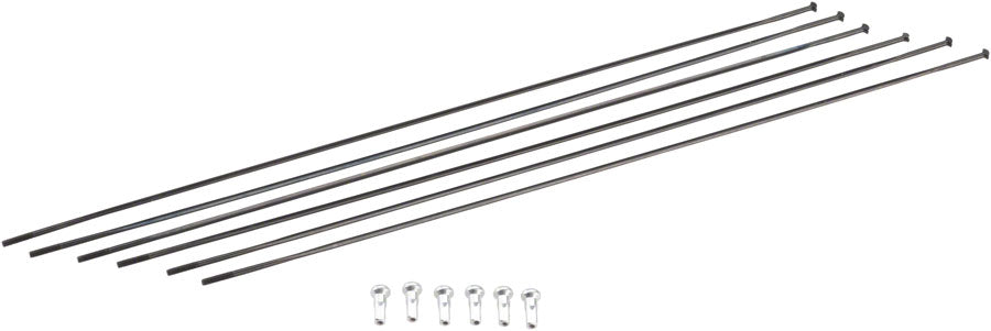 DT Swiss ER1600 DiCut 21 DB Spoke Kit: Front & Rear Black-Goodwynn'sGoodwynn's