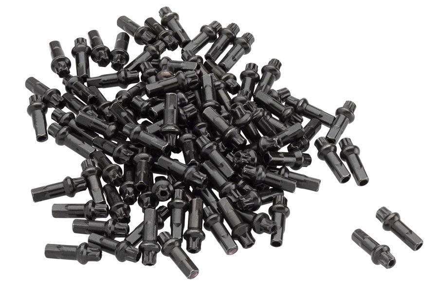 DT Swiss Squorx Pro Head Pro Lock Brass Nipples: 2.0 x 15mm Black Box of 100-Goodwynn'sGoodwynn's