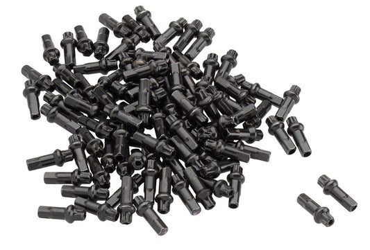 DT Swiss Squorx Pro Head Pro Lock Brass Nipples: 2.0 x 15mm Black Box of 100-Goodwynn's