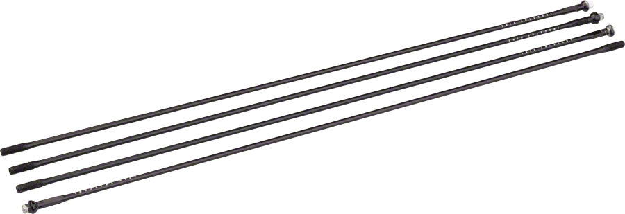 Industry Nine EN305 BC360 and BC450 29" Spoke Kit: 297 and 299mm 4pcs Black-Goodwynn'sGoodwynn's