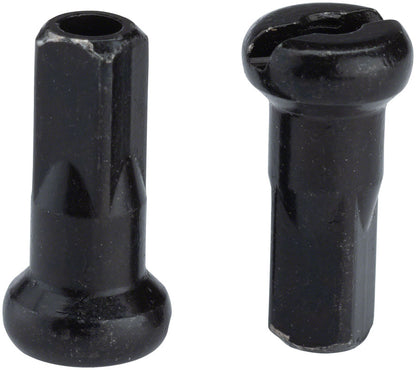 DT Swiss Standard Brass Nipples: 2.34 x 14.5mm Black Box of 100