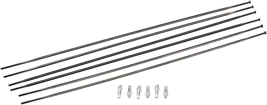 DT Swiss PR1600 DiCut 21 DB Spoke Kit: Front & Rear Black-Goodwynn'sGoodwynn's