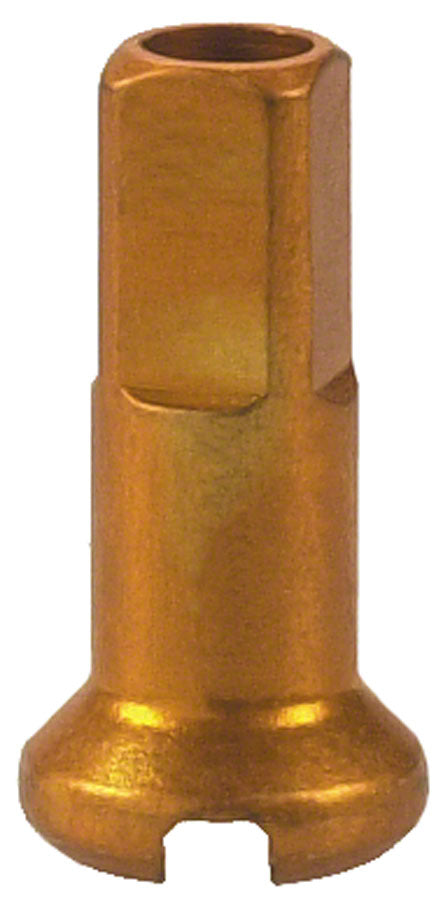 DT Swiss Standard Spoke Nipples - Aluminum 2.0 x 12mm Gold Box of 100-Goodwynn'sGoodwynn's