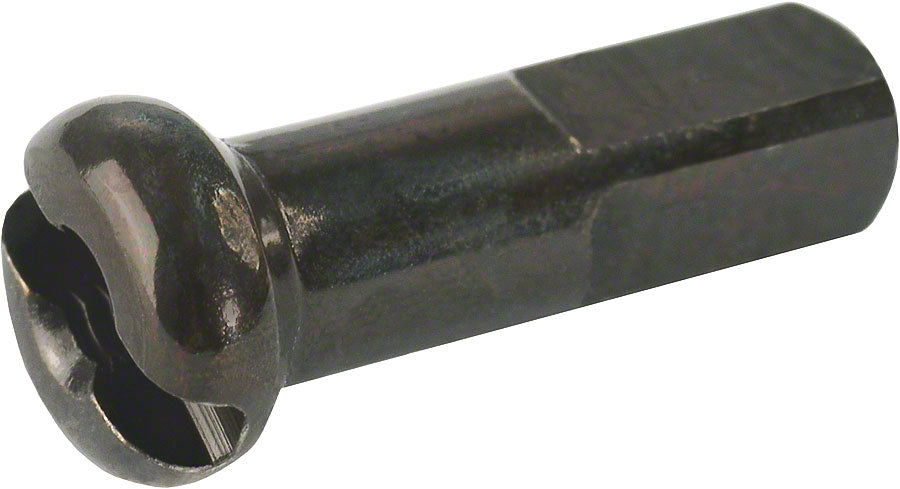 DT Swiss Pro Lock Aluminum Nipples: 1.8 x 12mm Black Box of 100-Goodwynn'sGoodwynn's