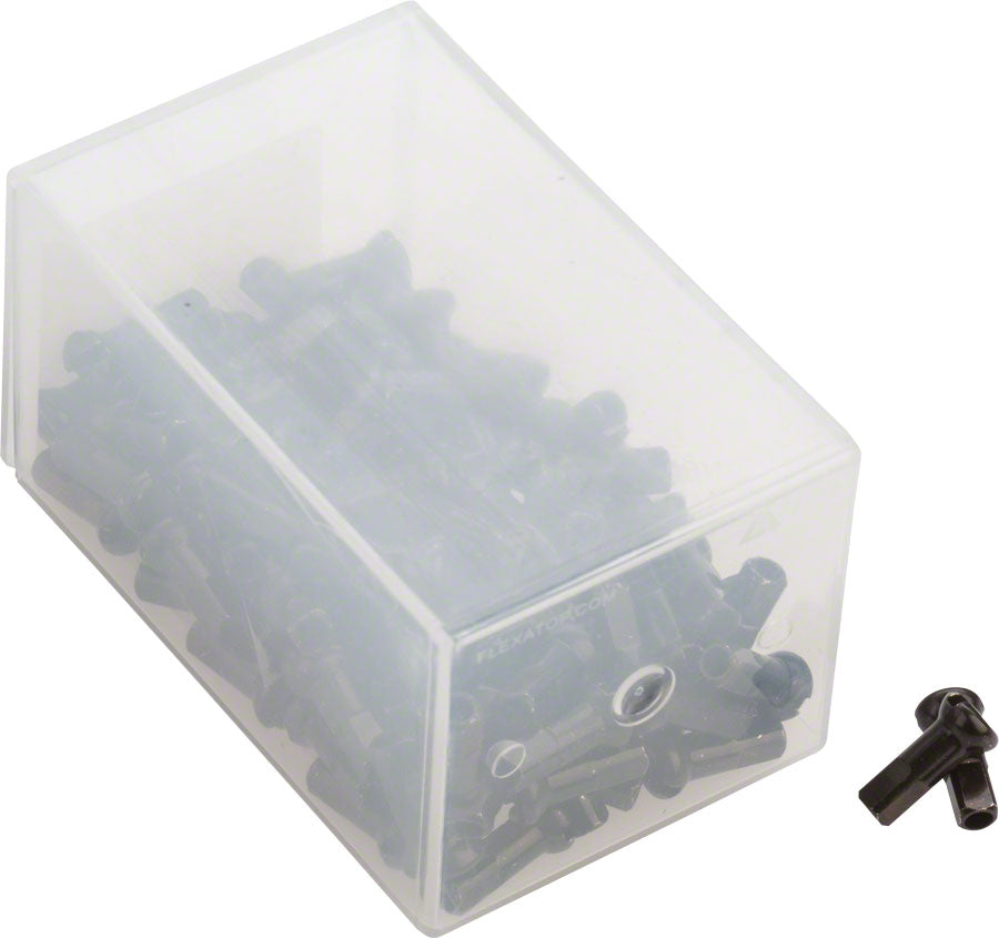 DT Swiss Pro Head Brass Nipples: 2.0 x 14mm Black Box of 100-Goodwynn'sGoodwynn's
