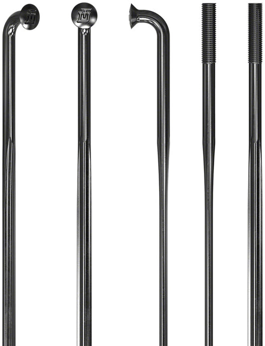 DT Swiss Revolite Spokes - 2.0/1.3/2.3 286mm J-bend Black Box of 20-Goodwynn's