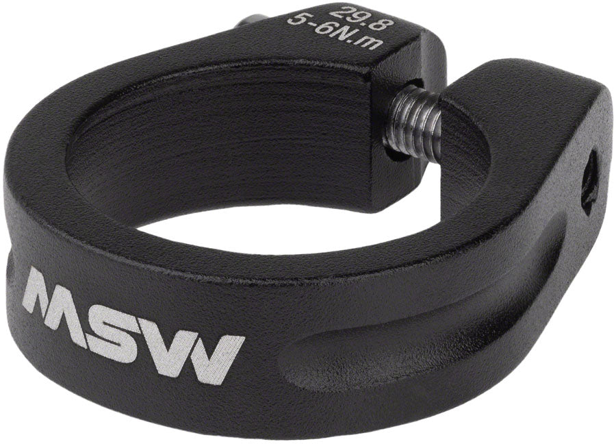 MSW Seatpost Clamp - 29.8mm Black-Goodwynn'sGoodwynn's