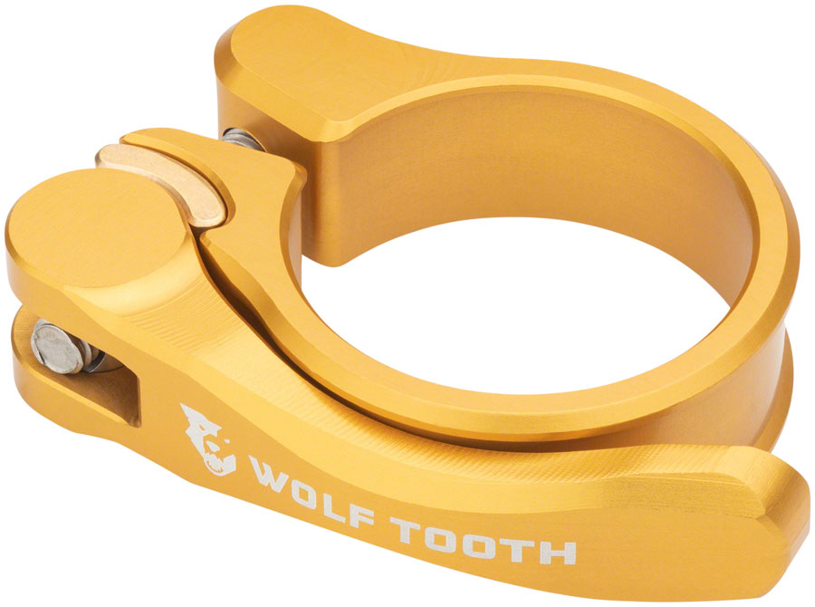 Wolf Tooth Components Quick Release Seatpost Clamp - 28.6mm Gold-Goodwynn'sGoodwynn's