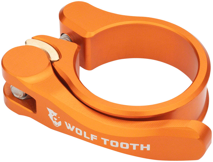 Wolf Tooth Components Quick Release Seatpost Clamp - 34.9mm Orange-Goodwynn'sGoodwynn's