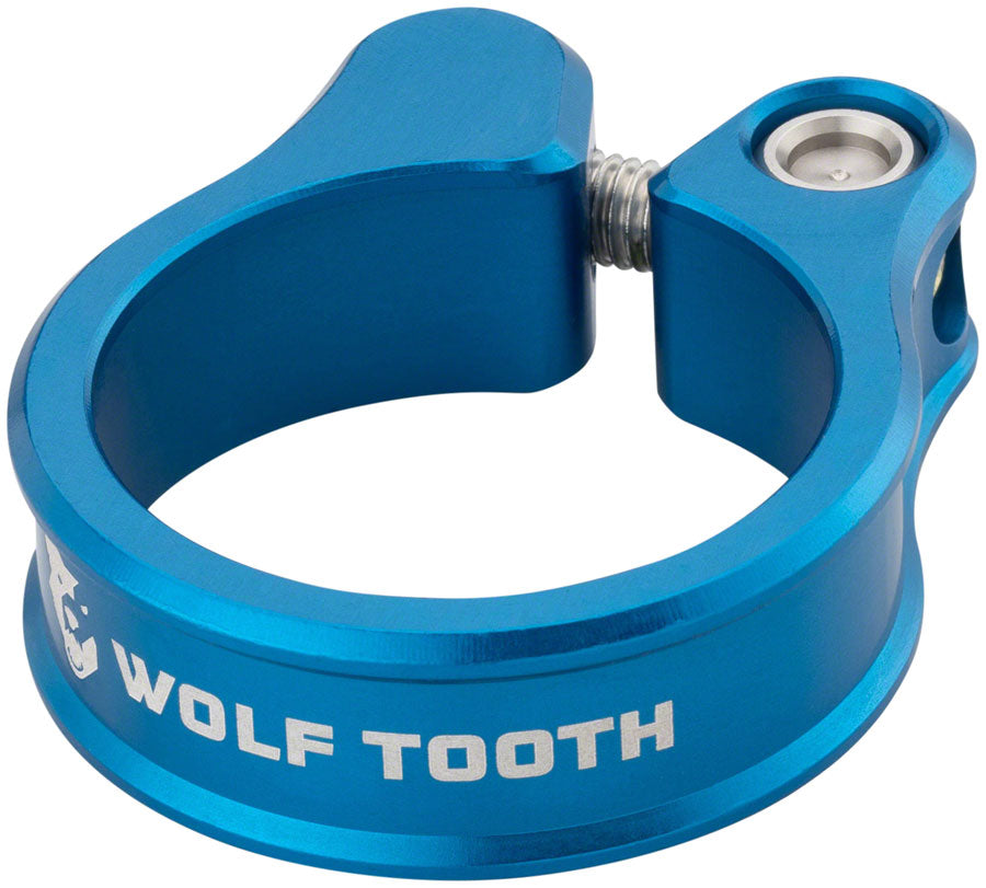 Wolf Tooth Seatpost Clamp - 28.6mm Blue-Goodwynn'sGoodwynn's