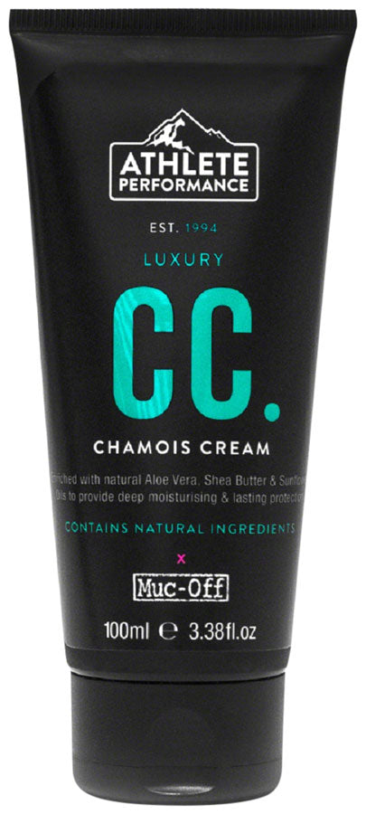 Athlete Performance by Muc-Off Luxury CC Chamois Cream: 100ml Tube-Goodwynn'sGoodwynn's