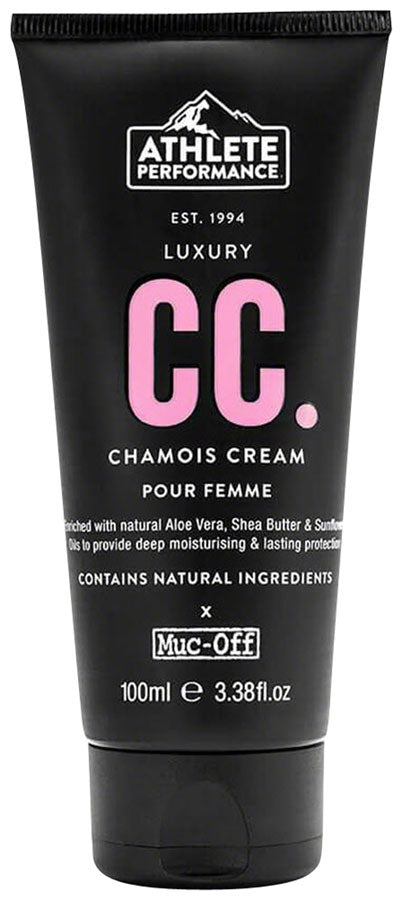 Athlete Performance by Muc-Off Womens Luxury CC Chamois Cream: 100ml Tube-Goodwynn'sGoodwynn's