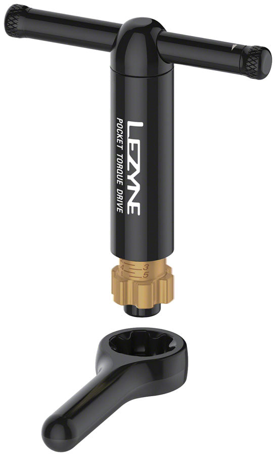 Lezyne Pocket Torque Drive Torque Wrench - 2-6 Nm 2.5 3 4 5MM T20 AND T25 BITS With Storage Case BLK-Goodwynn'sGoodwynn's