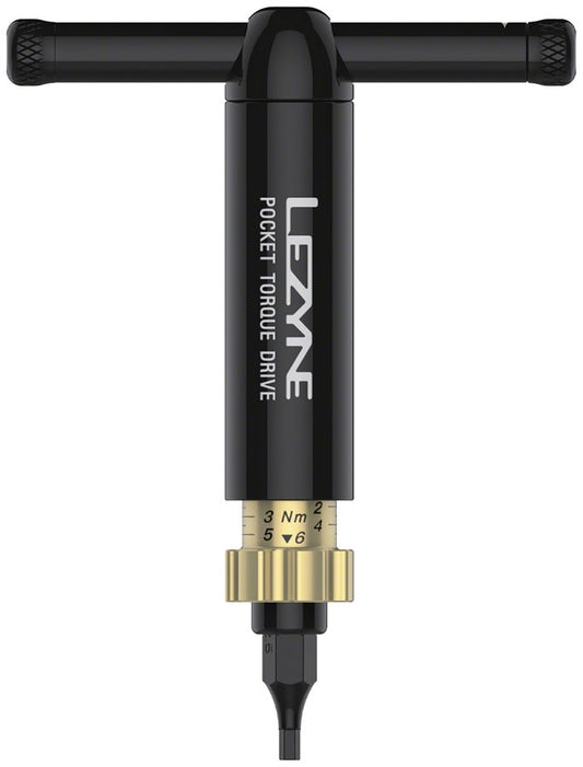 Lezyne Pocket Torque Drive Torque Wrench - 2-6 Nm 2.5 3 4 5MM T20 AND T25 BITS With Storage Case BLK-Goodwynn's