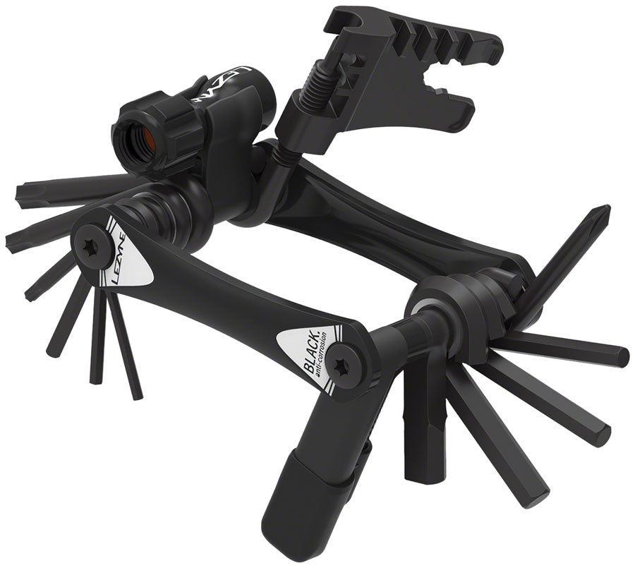 Lezyne Rap Ii - 20 Tubeless Multi Tool - 20 Tools With Chain Tool Tubeless Plug Kit Co2 Inflator BLK-Goodwynn'sGoodwynn's