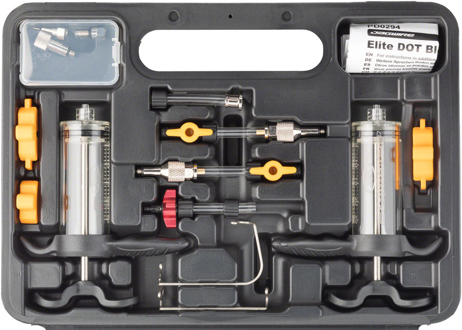Jagwire Elite DOT Bleed Kit includes SRAM Avid Formula Hayes Hope Adapters-Goodwynn'sGoodwynn's