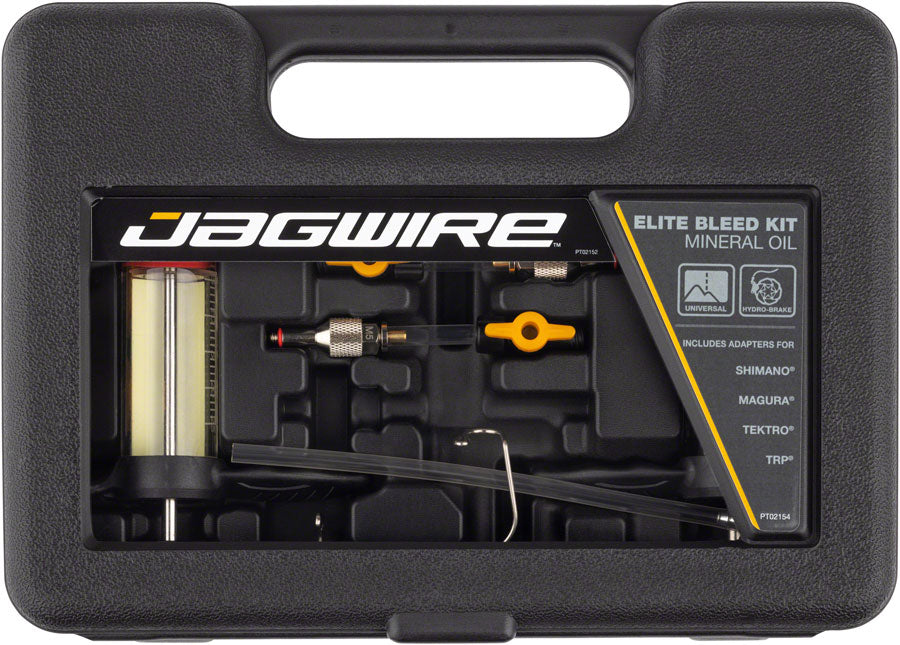 Jagwire Elite Mineral Oil Bleed Kit - Shimano Magura Tektro TRP Hayes Adapters Included-Goodwynn'sGoodwynn's