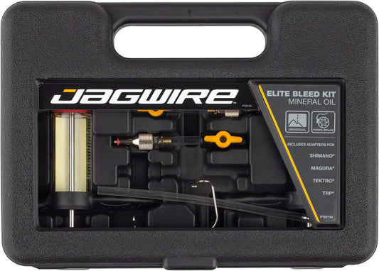 Jagwire Elite Mineral Oil Bleed Kit - Shimano Magura Tektro TRP Hayes Adapters Included-Goodwynn's