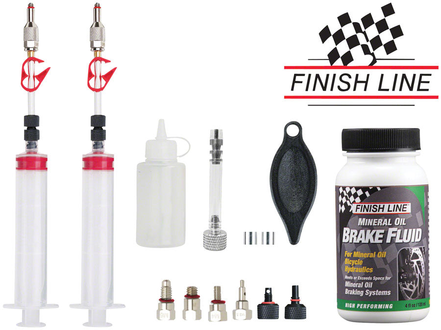 Jagwire Pro Mineral Oil Bleed Kit - Shimano Magura Tektro TRP Hayes Adapters Included-Goodwynn'sGoodwynn's