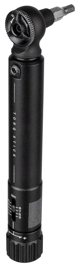 Topeak Torq Stick Ratcheting Torque Wrench - Adjustable 2-10Nm Range 5 Piece Bit Set BLK