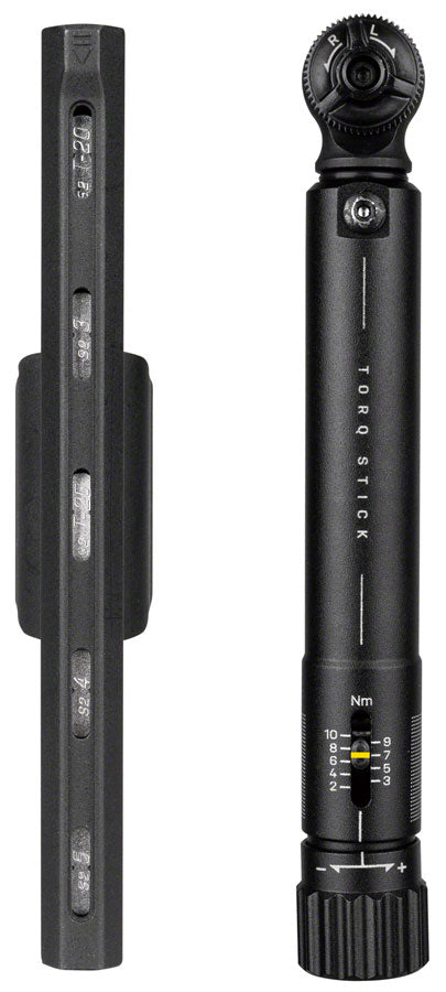 Topeak Torq Stick Ratcheting Torque Wrench - Adjustable 2-10Nm Range 5 Piece Bit Set BLK-Goodwynn'sGoodwynn's