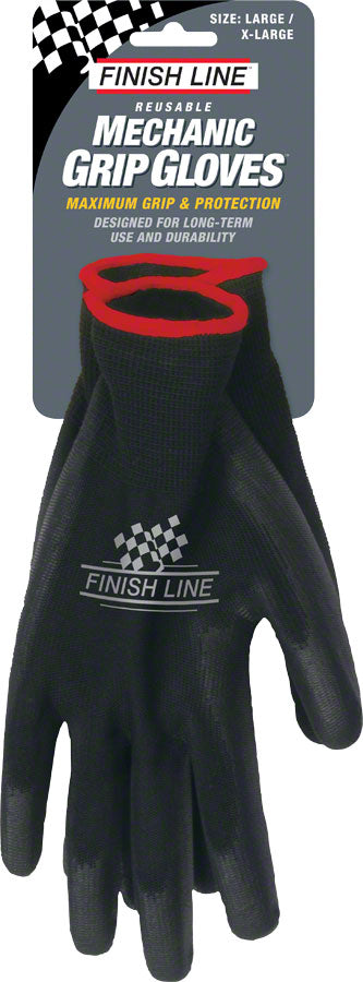 Finish Line Mechanics Grip Gloves Durable Protection for Hands in Various Sizes-Goodwynn'sGoodwynn's
