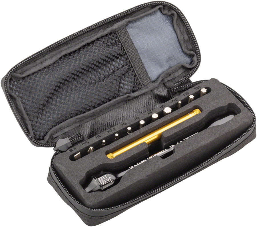 Lezyne Torque Drive  Torque Wrench - 2-9 Nm 2 2.5 3-6mm Hex   T10 T25 T30~ Flat/Phillips With Storage Case BLK-Goodwynn'sGoodwynn's