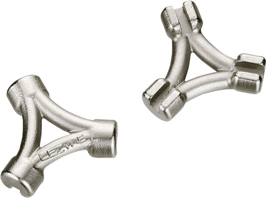 Lezyne 3-Way Triple Spoke Wrench 3.23 3.30 3.45mm: Silver-Goodwynn's