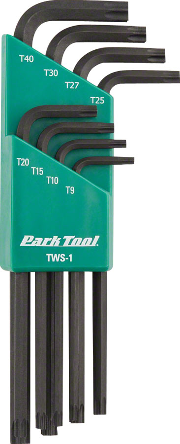 Park Tool TWS-1 L-Shaped Torx Compatible Wrench Set with Holder-Goodwynn'sGoodwynn's