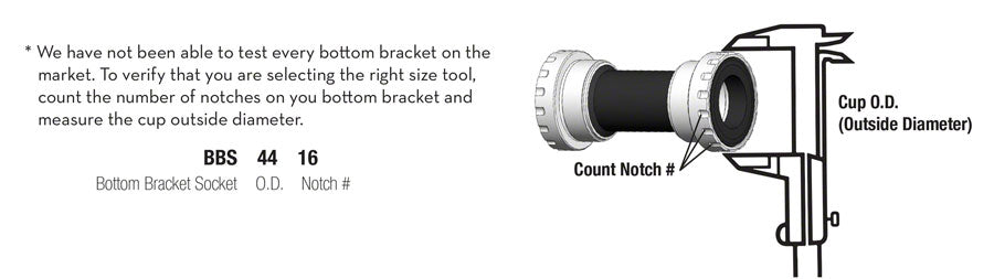 Wolf Tooth Bottom Bracket Tool - BBS4816 16 Notch 48mm-Goodwynn'sGoodwynn's
