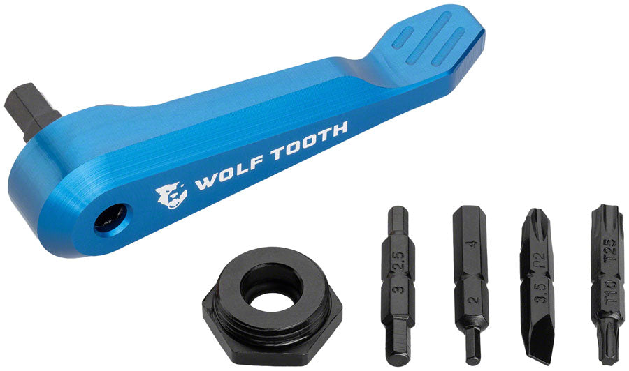 Wolf Tooth Components Axle Handle Multi-Tool Blue-Goodwynn'sGoodwynn's