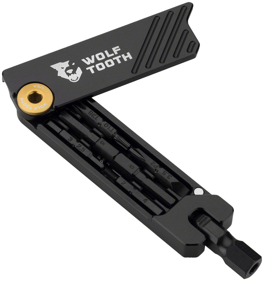 Wolf Tooth 6-Bit Hex Wrench - Multi-Tool Gold-Goodwynn'sGoodwynn's