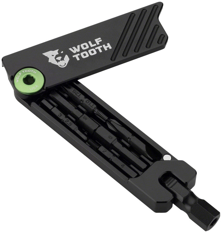 Wolf Tooth 6-Bit Hex Wrench - Multi-Tool Green-Goodwynn'sGoodwynn's