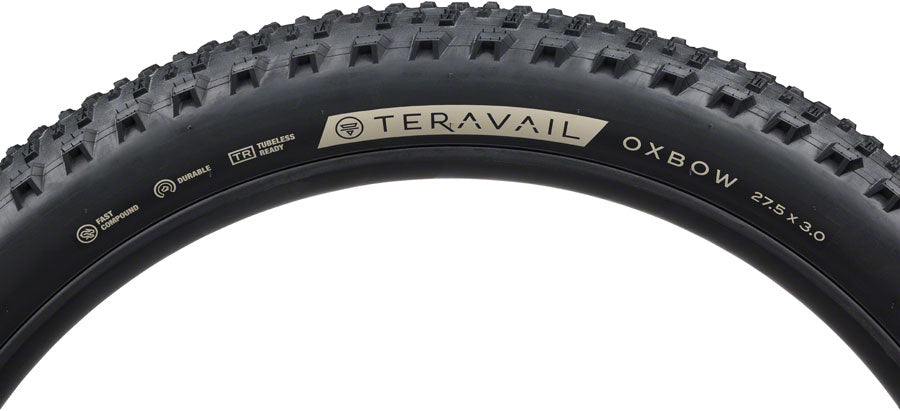 Teravail Oxbow Tire - 27.5 x 3 Tubeless Folding Black Durable Fast Compound-Goodwynn'sGoodwynn's