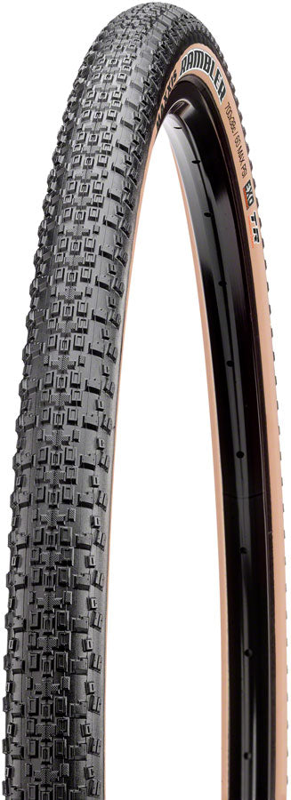 Maxxis Rambler Tire - 700 x 38 Tubeless Folding Black/Dark Tan Dual EXO-Goodwynn'sGoodwynn's
