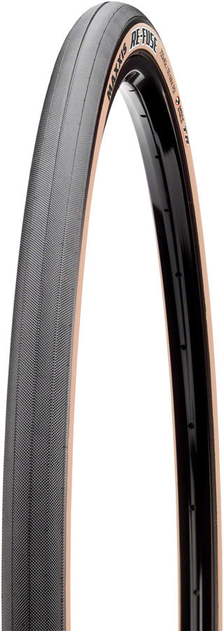 Maxxis Re-Fuse Tire - 700 x 40 Tubeless Folding BLK/Dark Tan Dual MaxxShield-Goodwynn'sGoodwynn's