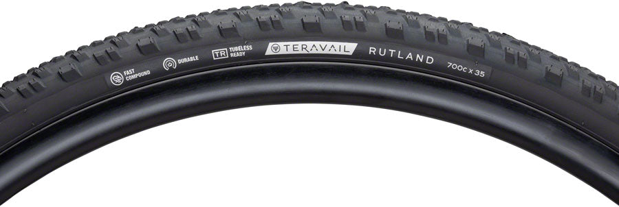 Teravail Rutland Tire - 700 x 35 Durable Black Fast Compound-Goodwynn'sGoodwynn's