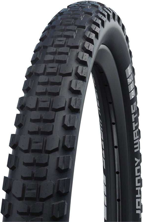 Schwalbe Johnny Watts Tire - 27.5 x 2.8 Clincher Folding BLK Performance RaceGuard Addix Double Defense-Goodwynn'sGoodwynn's