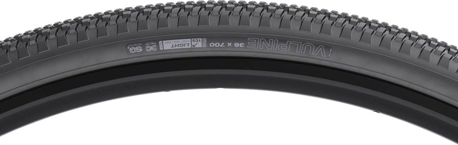 WTB Vulpine Tire - 700 x 36 TCS Tubeless Folding BLK Light/Fast Rolling Dual DNA SG2-Goodwynn'sGoodwynn's
