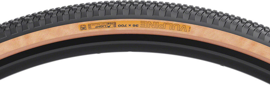 WTB Vulpine Tire - 700 x 36 TCS Tubeless Folding BLK/Tan Light/Fast Rolling Dual DNA-Goodwynn'sGoodwynn's
