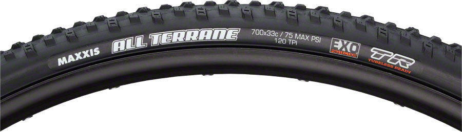 Maxxis All Terrane Tire - 700 x 33 Tubeless Folding Black Dual EXO 120tpi-Goodwynn'sGoodwynn's